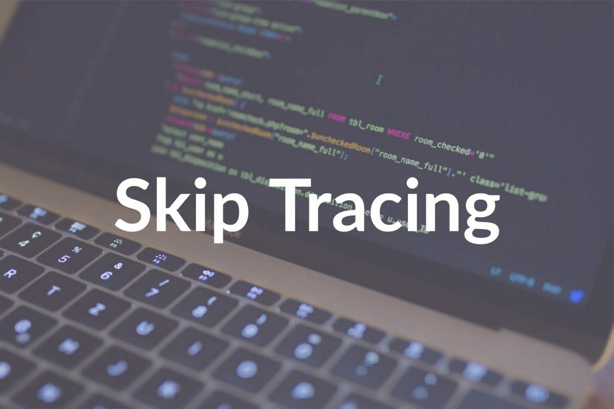 What is skip tracing?